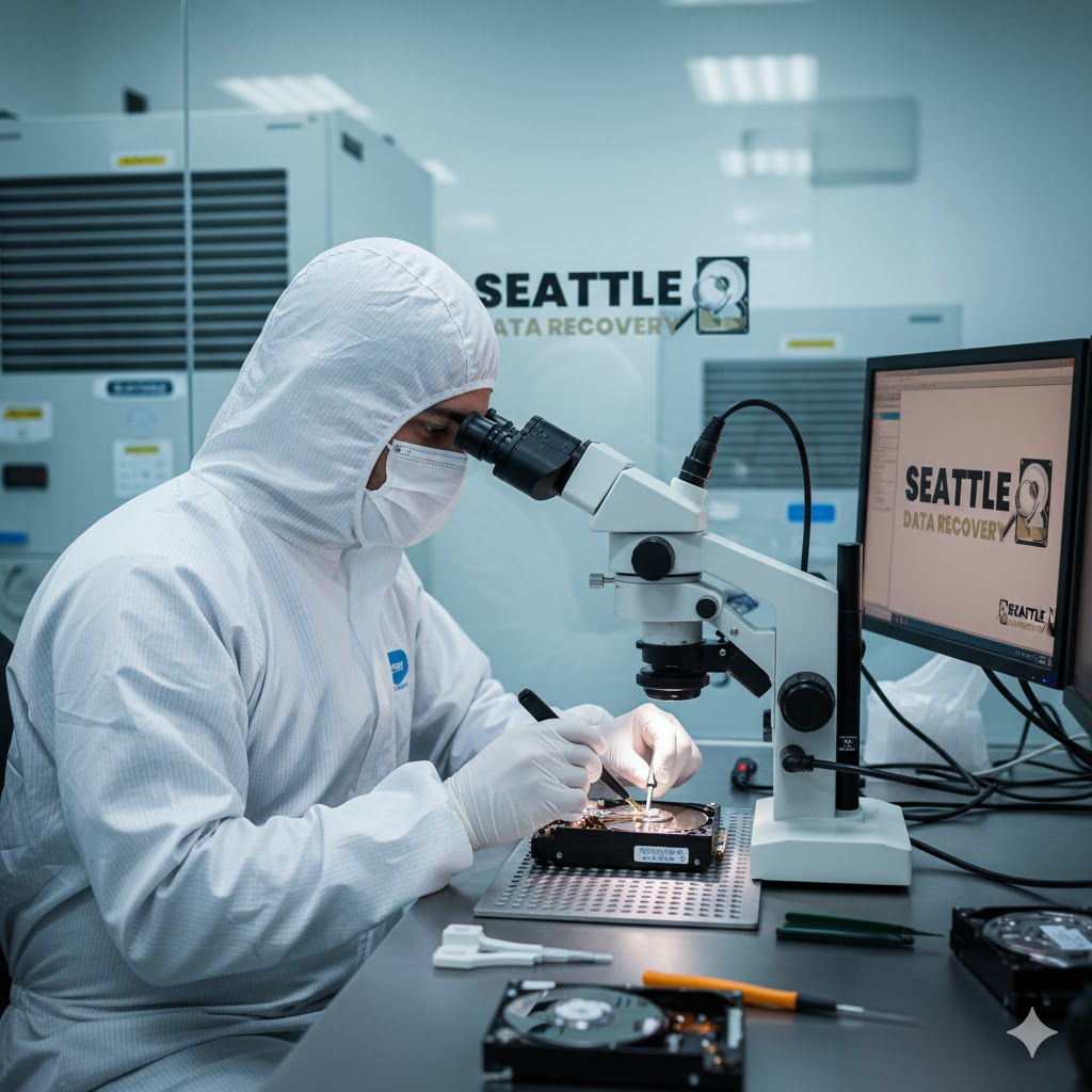 Seattle Data Recovery technicians work with Seagate Hard Drives.