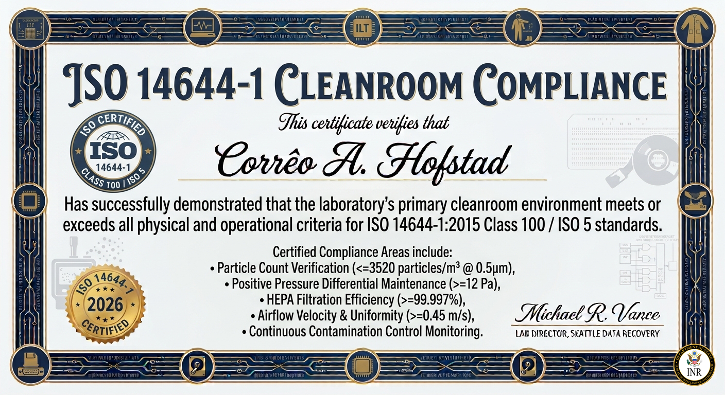 Validation Window: Valid until December 31, 2027 | Standard Tier: Class 100 / ISO 5